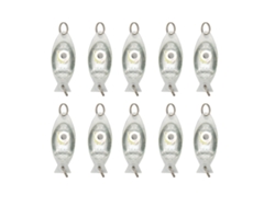 2026rebe-10pcs Señuelo Led Submarino Para Pesca Forma De Ojo Luz Atractiva Profunda Lure Light Verde