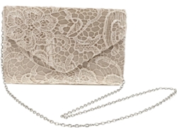 Elegante Bolso De Mano De Encaje Para Mujer, Bolso De Banquete Chic En Tela De Aleación, Para