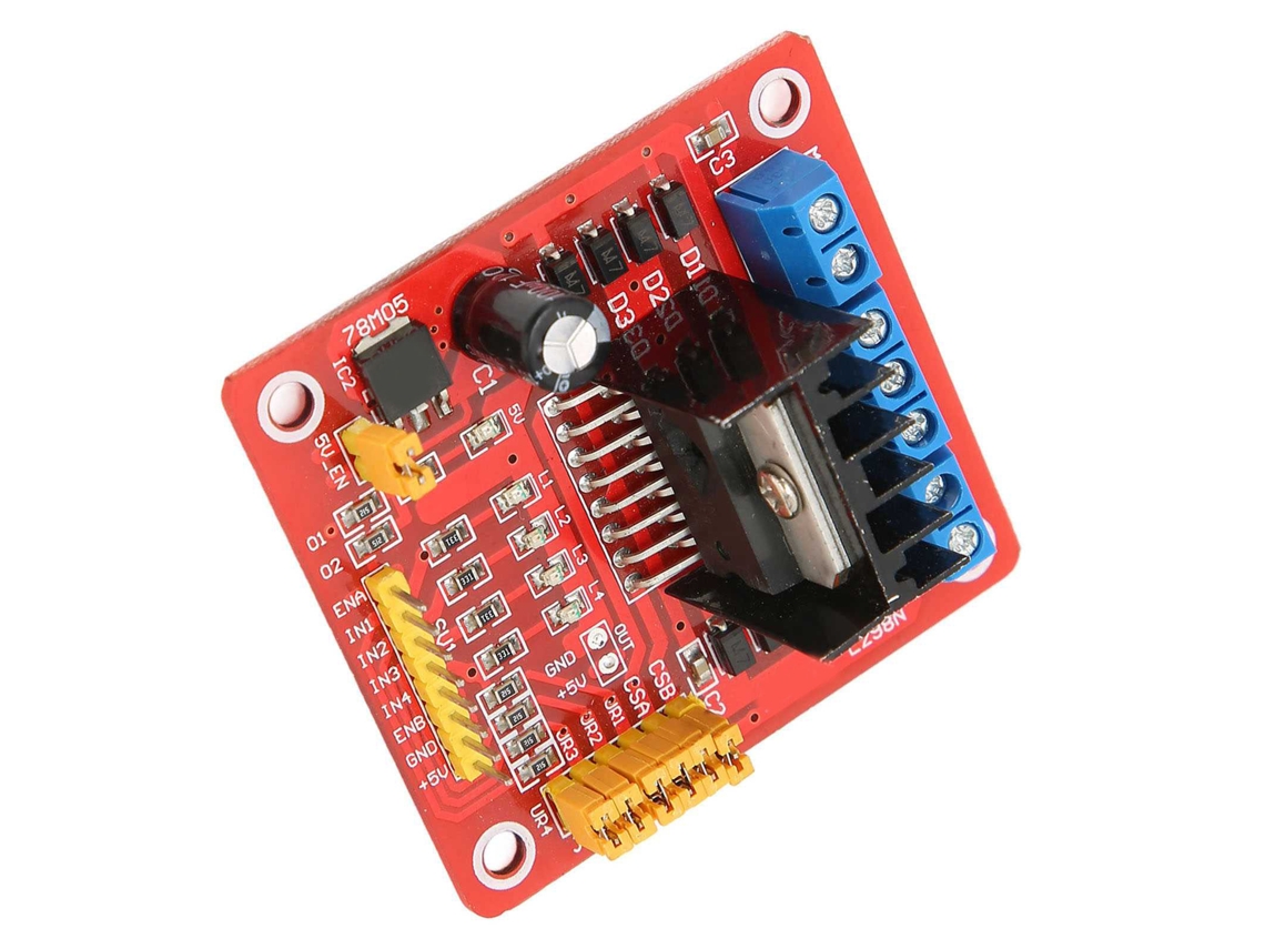 Módulo Controlador De Motor L298n De Doble Puente H Para Motores De Cc Y Motores Paso A Paso.