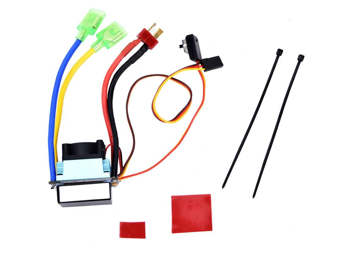 Controlador de velocidad ESC 480a con ventilador para coche y barco RC