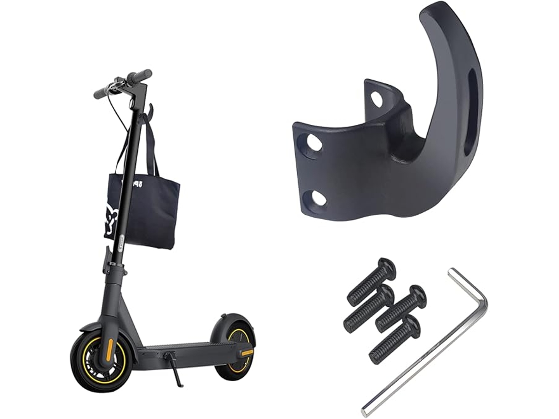 Gancho frontal portátil para patinete eléctrico, serie Max G30 ZYBLSSBB.