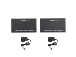 Extensor De Interface De Multimídia Hd Cat5e 1080p 3d Hdcp Edid Com Plug Eu 100-240v