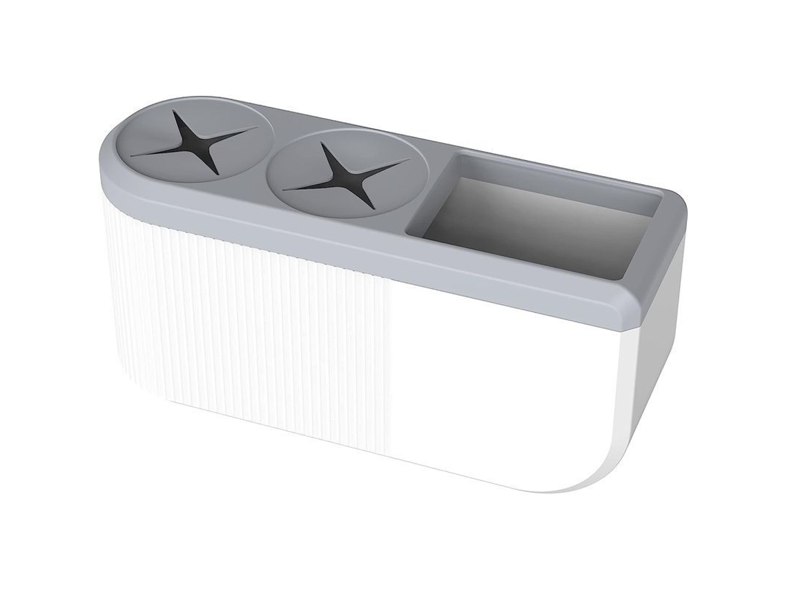 Soporte Grande Para Cepillos De Dientes De Pared, Fácil Instalación Sin Taladrar, Multifuncional Para El Baño.