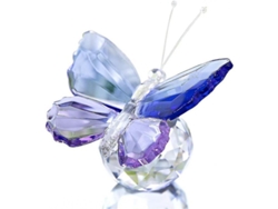 Figura de polilla voladora con casa de cristal y bola para decoración del hogar