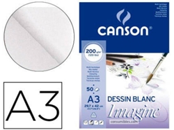 Blocs de Dibujo CANSON Imagine (A3 - Blanco - Liso)