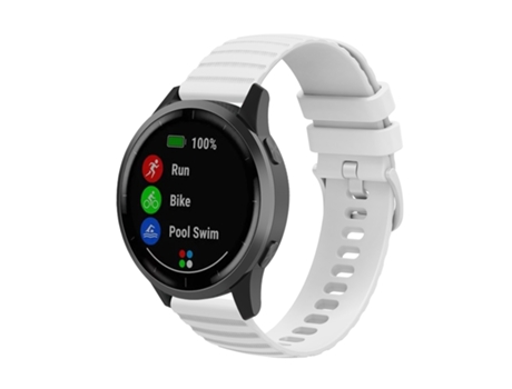 Correa de reloj inteligente para Samsung Galaxy Watch4/Watch5/Watch5 Pro Wave Pockmark Textura de silicona (Blanco)