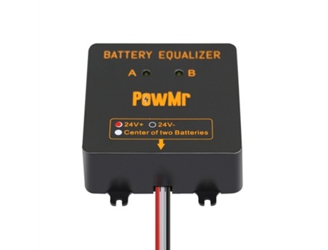 Controlador de recarga balanceador de batería ecualizador de batería de 24V para baterías de plomo ácido de Gel negro