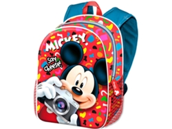 Mochila KARACTERMANIA Mickey Disney Say Cheese Rojo (40x31x15cm - Poliéster)