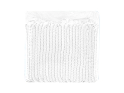 100 Gorros Desechables De Tela No Tejida Con Dos Bandas Elásticas, Alta Elasticidad, Cubrecabezas Para Salones De Belleza Y Fábricas, Color Blanco, 53 Cm (21 Pulgadas)