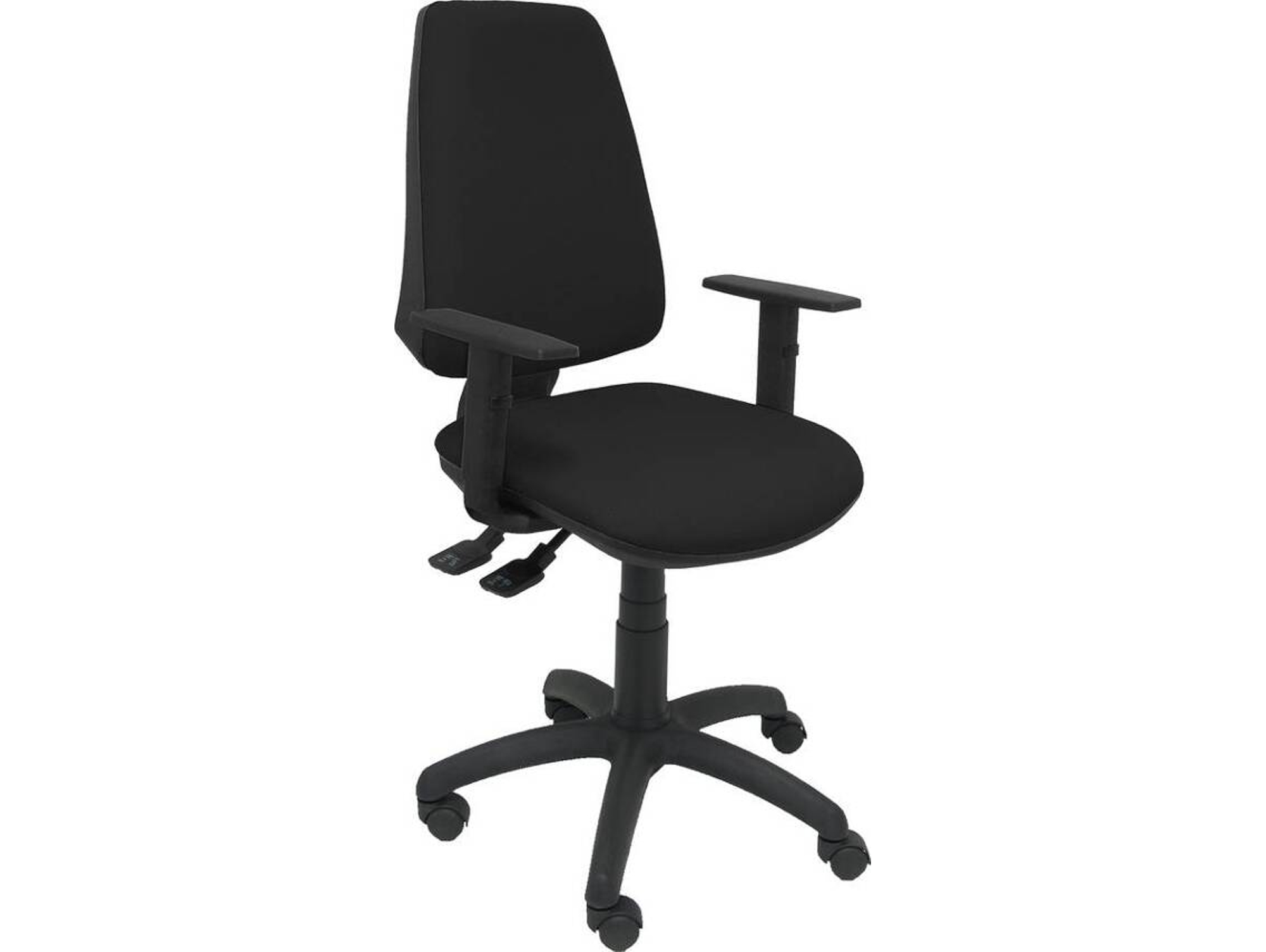 Silla de Escritorio Operativa PYC Elche S Gris SCURO BA (Brazos ajustables - Tejido)