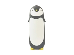 2026da-botella Termo Acero Inoxidable Pingüino Lindo Linjou 280ml Gris Para Niños Y Regalo