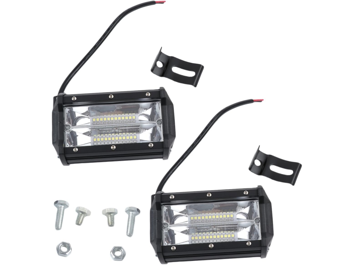 Conjunto De Luces De Trabajo De 2 Piezas Para Faros De Coche Y Motocicleta.
