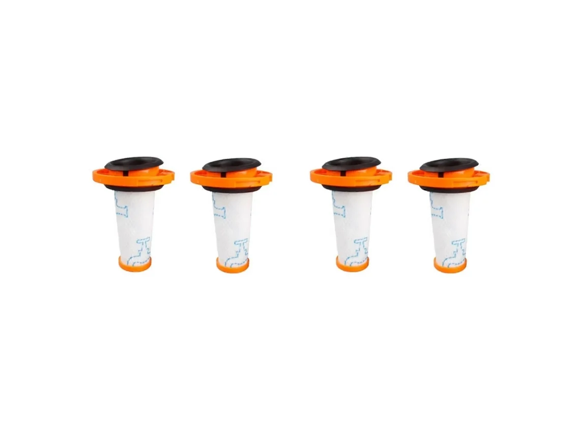 Juego de 4 filtros para aspiradora Rowenta X-force Flex 9.60 RH20XX (modelos ZR009010 y ZR009012): piezas de repuesto para una limpieza eficiente.
