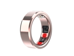 Smart Ring AUJEZON C3 con seguimiento de Sueño, fitness y estuche de carga 18# oro rosa