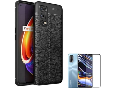 Kit Funda y Protector para Realme 7 Pro PHONESHIELD BD-LC&9D-BK-RM-7P Negro