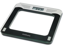 Báscula digital medisana PS 425, superficie de cristal de seguridad blanco, encendido y apagado automático, capacidad hasta 180 kg