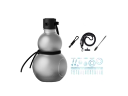 Botella De Agua En Forma De Calabaza, Botella Deportiva Exclusiva En Forma De Calabaza Para Oficina, Viajes, Verano, Negro Degradado. Rosewell