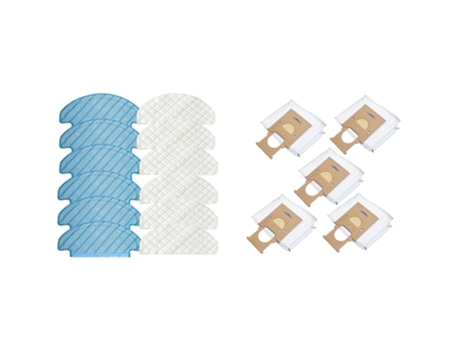Accesorio Aspiradores ECOVACS 6 x + 6 x paños ecovacs deebot t8 aivi 5 un ecovacs t8t8aivi