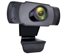 Cámara web con micrófono, USB HD 1080P para PC/Mac/portátil, corrección de luz automática y transmisión Plug and Play Yizhood (negra)