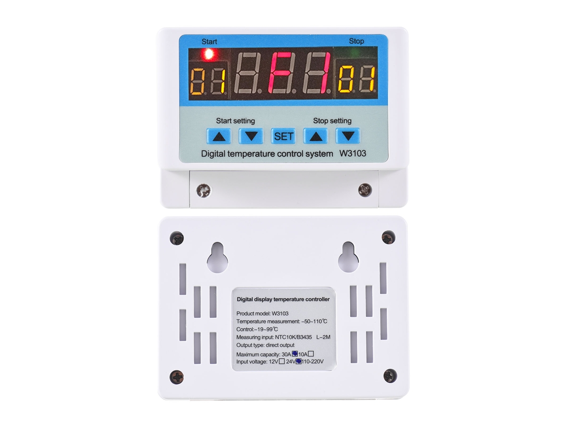 Controlador De Temperatura Inteligente Digital Led 30a