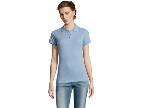 Polo de Mujer SOLS Prime Cielo Azul (M)