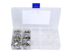 Kit De 180 Conectores Terminales 6.3/4.8/2.8mm Macho/hembra Con 90 Mangas Aislantes De Repuesto