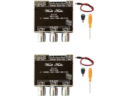Placa Amplificadora De Audio Bluetooth 2x-lt23 Con Cable De Cc, 2.1 Canales, 50 W X 2, Subwoofer De 100 W