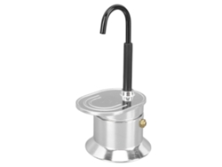 Cafetera italiana de un solo tubo de 50 ml para 1 taza en aleación de aluminio para fiestas y viajes