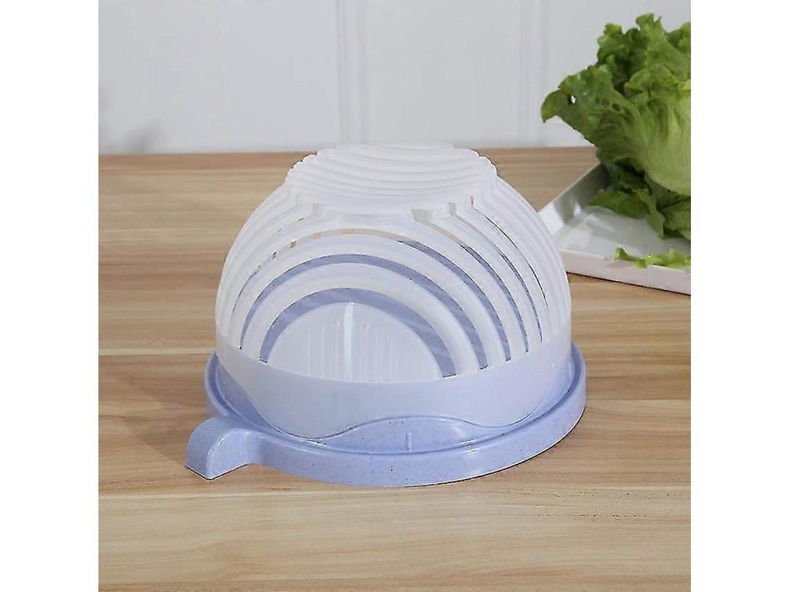 Cortador de ensaladas en bol: corta frutas y verduras, rebana y prepara ensaladas en 60 segundos - Utensilios de cocina de calidad