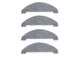 4 Paños De Fibra Para Aspiradora Xiaomi Viomi S9, Reutilizables Y Lavables.
