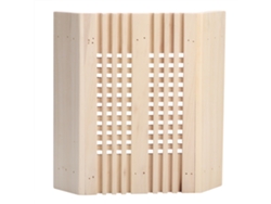 Accesorios de sauna de madera Lámpara de esquina cuadrada y cubierta de luz Otros