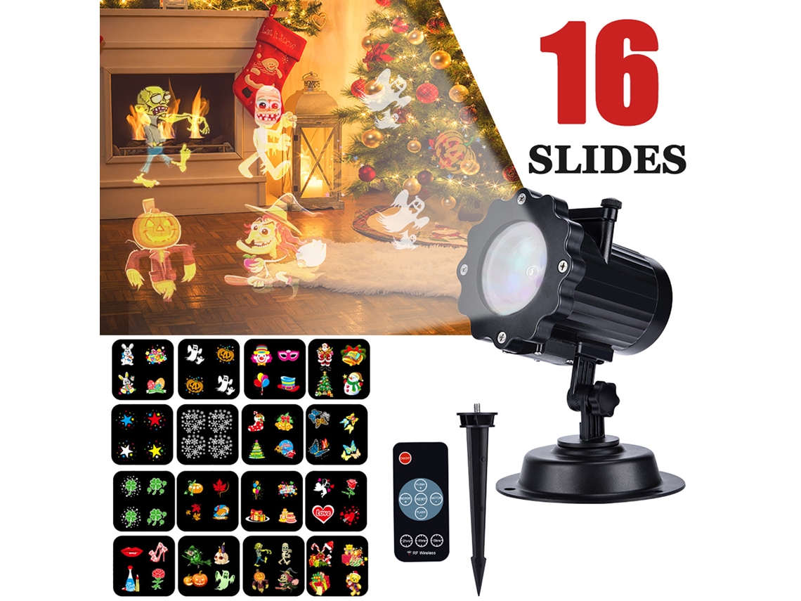 2026-luz Proyectora Led Rotativa Impermeable, Luces Decorativas Para Exterior E Interior, Navidad
