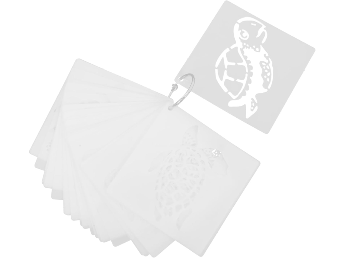 Juego De 30 Plantillas Con Diseño De Tortuga Para Scrapbooking Y Decoración De Paredes.