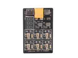 Placa De Carga De Batería Lipo 6 En 1 De 1s Con Interfaz Usb Para Accesorios Rc