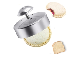 Cortador y sellador de sándwiches, acero inoxidable duradero, lonchera infantil DIY Everley891