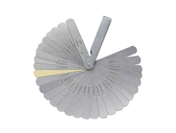 Juego De Calibres De Acero Inoxidable Dual Imperial Y Métrico 32 Láminas (0.04-0.88mm) Para Mecánicos E Ingenieros