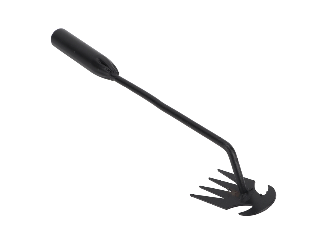 Ferramenta De Remoção De Ervas Jardim Manual De Aço Carbono Alto 4 Dentes 30cm Multifuncional