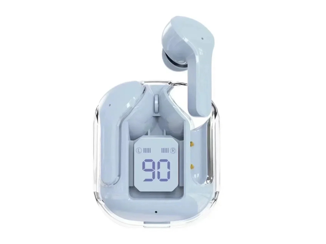 Fones de Ouvido Bluetooth Sem Fio, Visor Led e Som Estéreo Hi fi MDUG (azul)