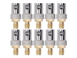 10 Adaptadores De Cable Coaxial Rf Sma Hembra A Conector Bnc Hembra 50ω Ofc Para Antena Gps Y Escáner Wifi