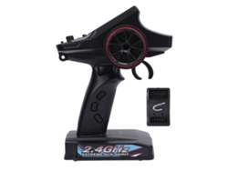 Transmisor Y Receptor Rc De 7 Canales Para Coches De Tracción Todoterreno Wltoys Hbx Control Remoto Portátil