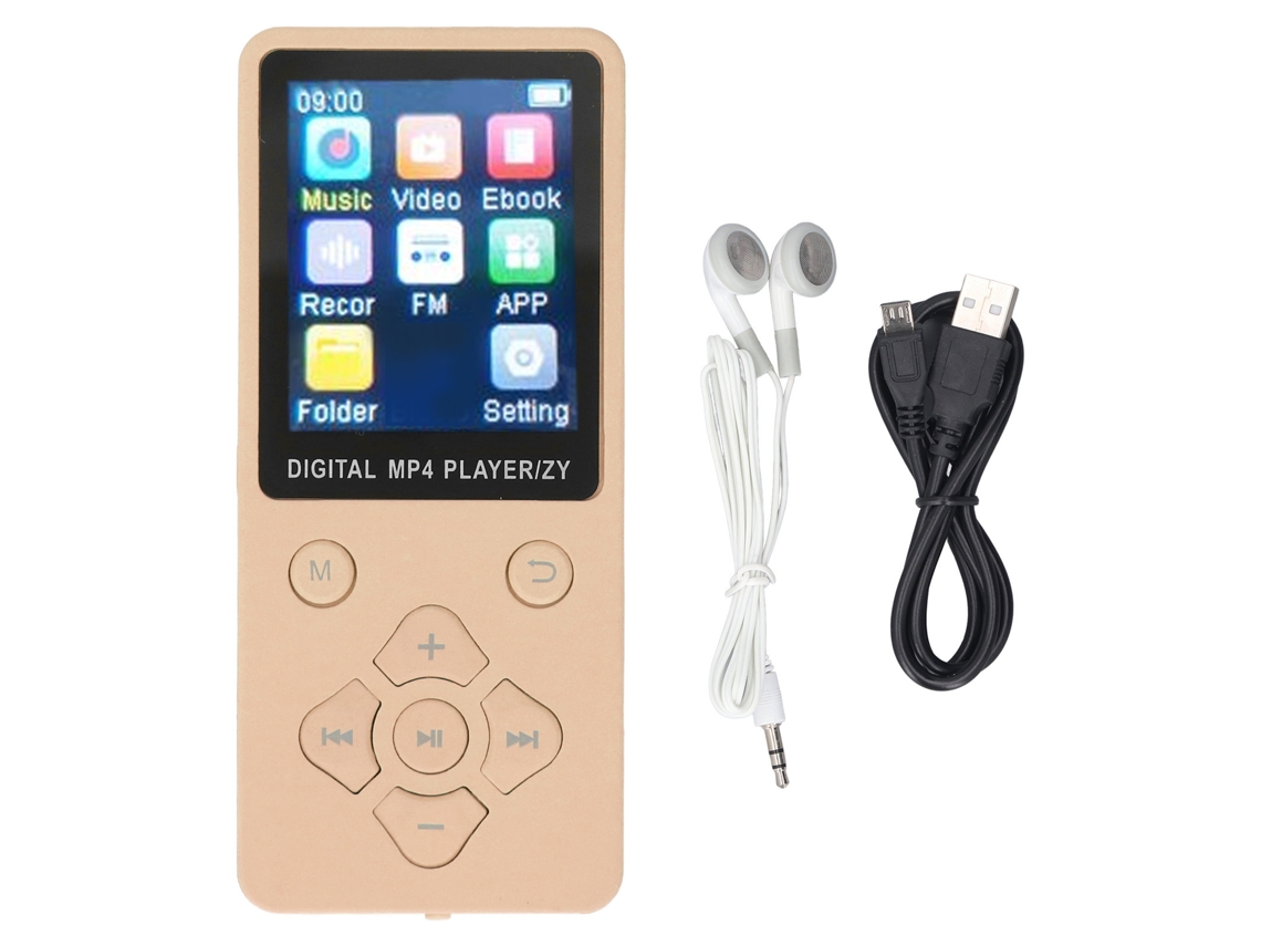 Reproductor MP4 (pantalla a color de 1,8 pulgadas, Bluetooth 5.0)