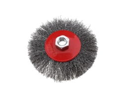 Escobilla De Alambre Para Esmeril Angular M14 - 11.4 Cm, Acero 0.3 Mm, 12500 Rpm, Limpieza De Óxido Y Pintura