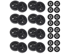 Ganchos para gafas, ganchos para las orejas, silicona flexible, sin gafas, accesorios para gafas, 20 pares Rosewell