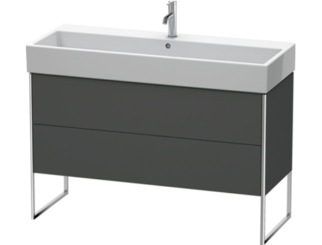 DURAVIT XSquare Vanity unit vertical 118.4x 46.0 cm, 2 cajones, para lavabo Vero Air 235012