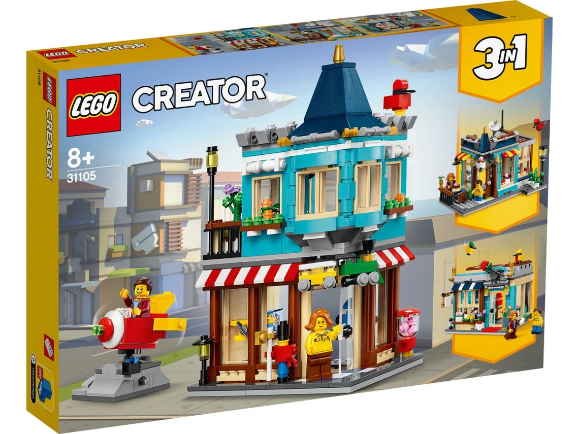 LEGO Creator 3-In-1: Loja de Brinquedos da Cidade (Idade Mínima: ‍8 - 11 Peças)