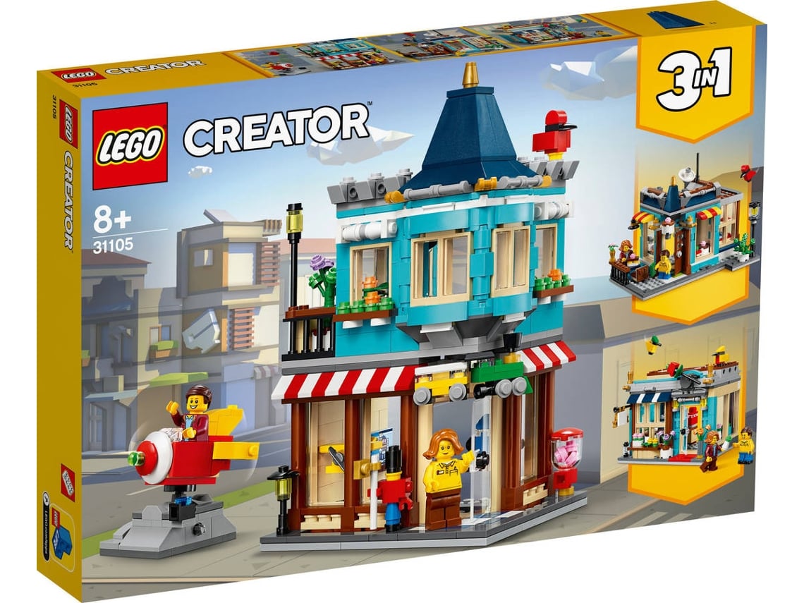 LEGO Creator 3 en 1: Juguetería De La Ciudad (Edad Mínima: ‍8 - 11 Piezas)  