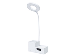 2026-lámpara De Escritorio Led Con Portaminas Y Cajón De Almacenamiento Para Lectura De Dormitorio, Versión Con Cable