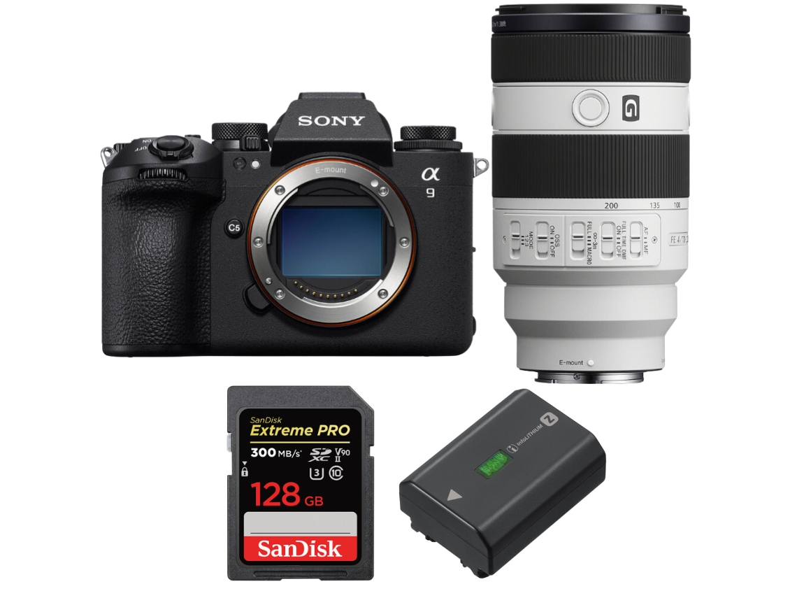 Sony A9 Iii + Fe 70-200mm F/4 Macro G Oss Ii + 1 Sandisk 128gb Uhs-ii 300mb/s + 1 Sony Np-fz100 + Ebook “20 Consejos Para Fotos Que Impactan”