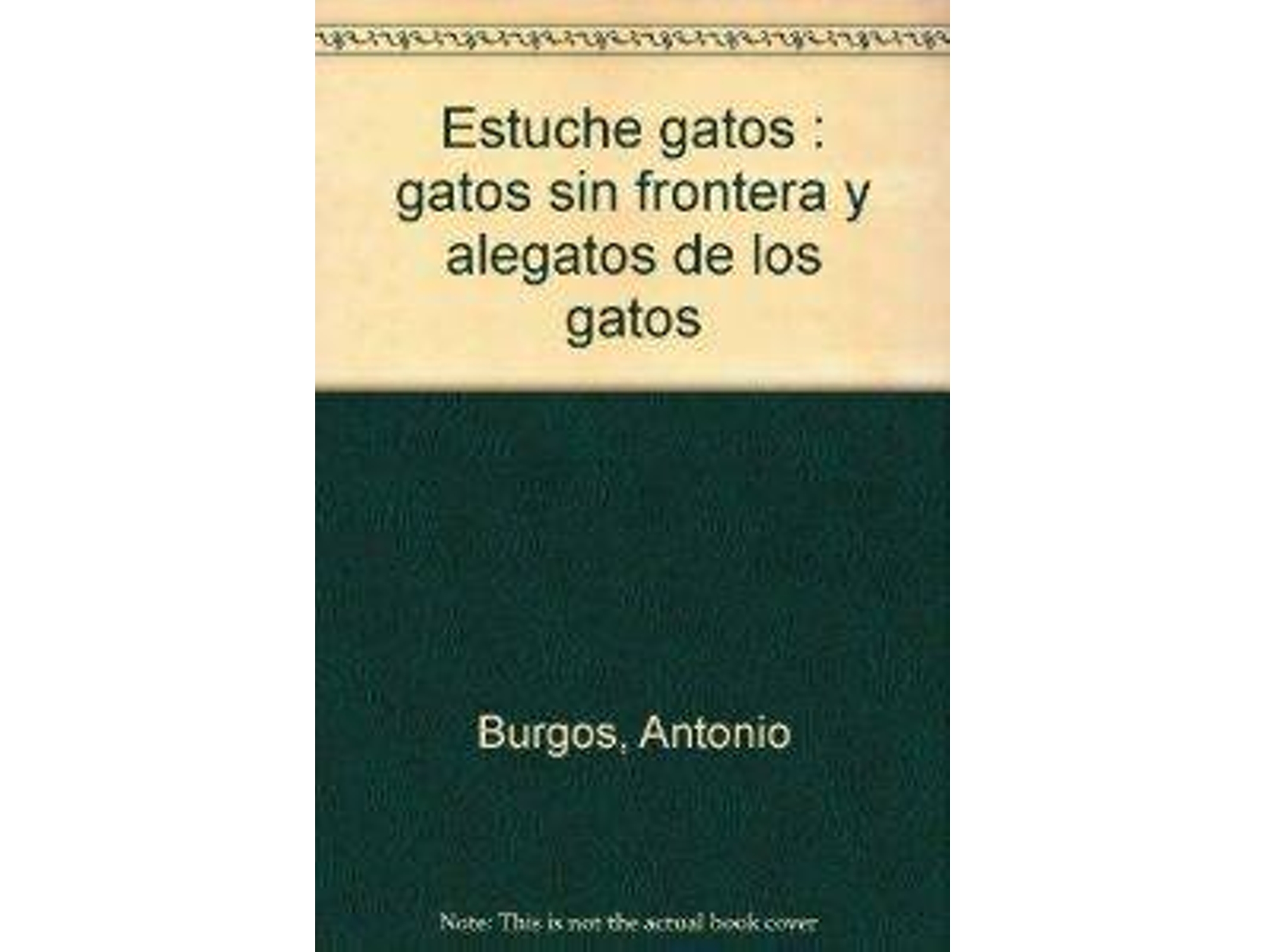 Libro Estuche Gatos de Burgos, Antonio