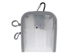 Danu26-caja De Señuelos De Pesca Con 6 Compartimentos, Resistente Al Agua, Nylon Pc, Portátil, Organizador De Carnada Con Cremalleras Duales, Gris